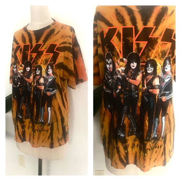 Tops - KISS Tie Dye Tee